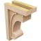 Ekena Millwork 5"W x 10"D x 15"H Classic Alma Rough Cedar Woodgrain TimberThane Corbel, Primed Tan CORUR05X10X15ALMRCPR - alternate 3